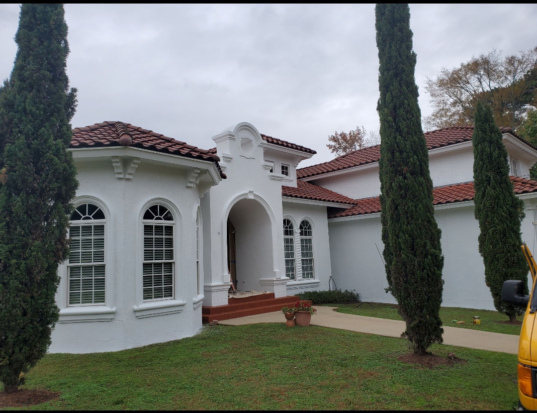 The Pros-Painting 3 White With Red Tile